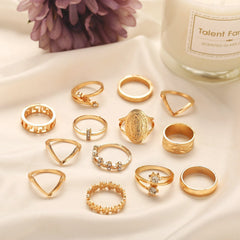 Medallion Ring Set